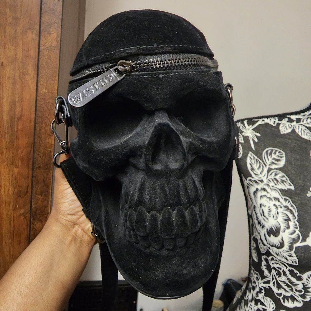 Killstar velvet Grave Digger Bag